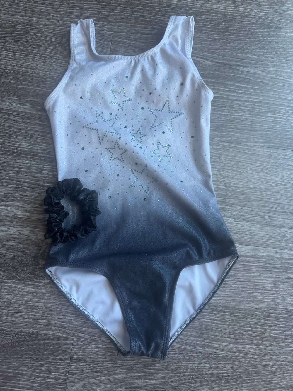 Modafans Girls Ombré Star Gem leotard